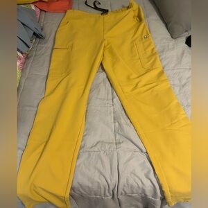 FIGS Technical Collection Women's size Medium tall Gold Yellow